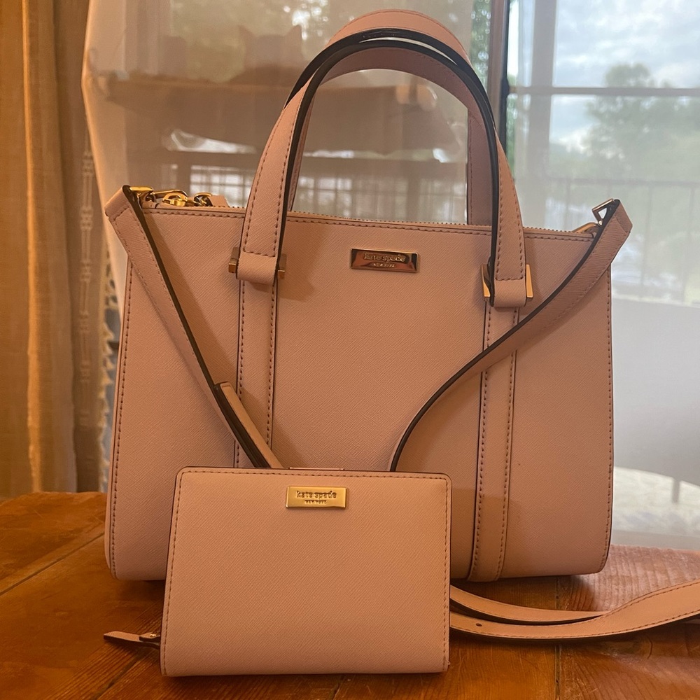 Kate Spade Newberry Lane Loden bag and wallet